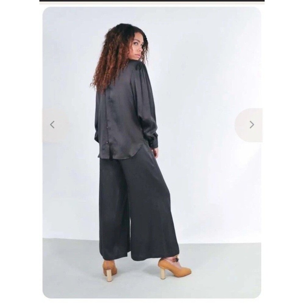 NWT Rachel Comey Prina Silk Button-Back Blouse - Picture 3 of 16